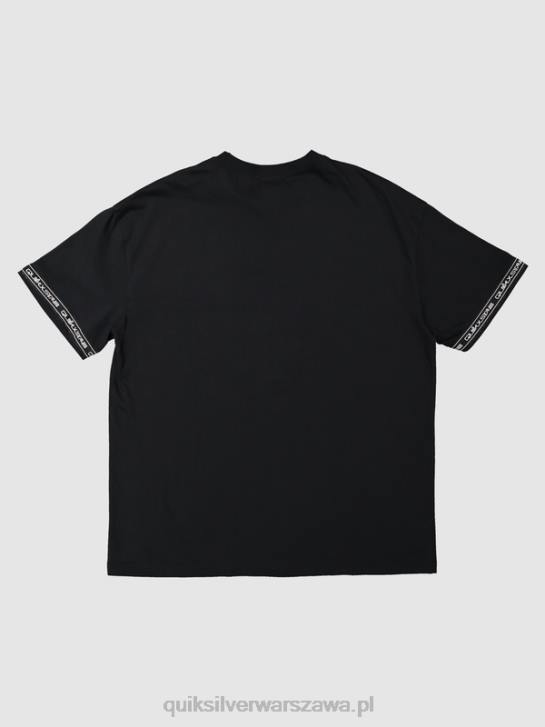 mężczyźni Quiksilver x Stab Koszulka z lat 90 4DBV1865 czarny