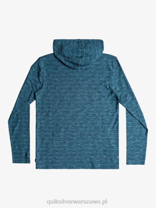 mężczyźni Quiksilver Bluza z kapturem marki Kentin 4DBV1872 niebieskie insygnia kentin
