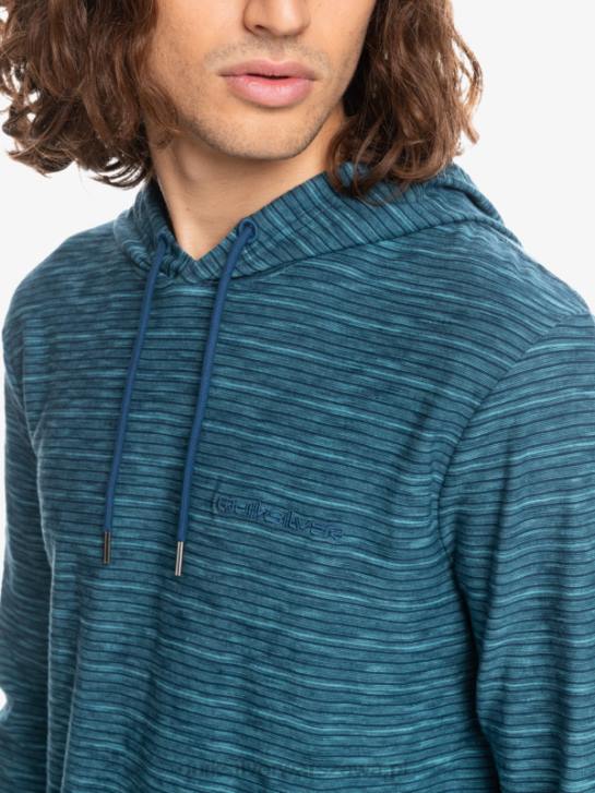 mężczyźni Quiksilver Bluza z kapturem marki Kentin 4DBV1872 niebieskie insygnia kentin