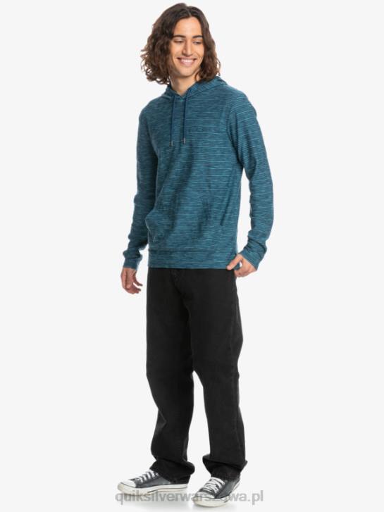 mężczyźni Quiksilver Bluza z kapturem marki Kentin 4DBV1872 niebieskie insygnia kentin