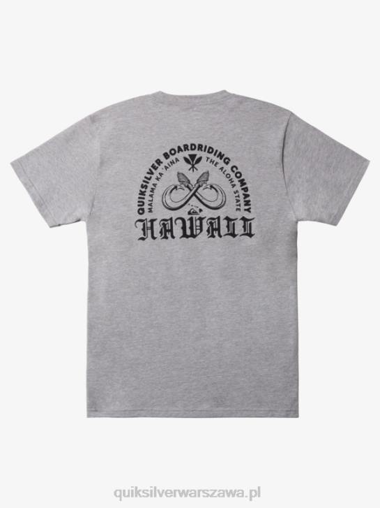 mężczyźni Quiksilver Hawajska koszulka z podwójnym haczykiem na ryby 4DBV1113 atletyczny wrzos