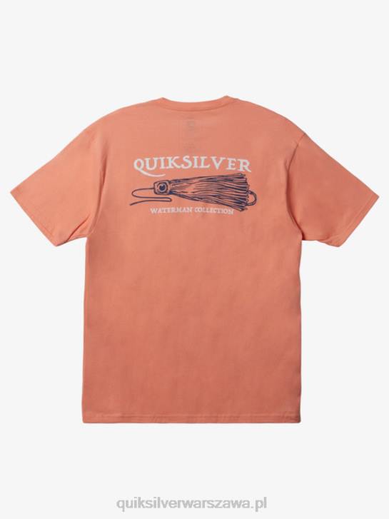 mężczyźni Quiksilver Koszulka Waterman Get Jiggy 4DBV948 brzoskwiniowy róż