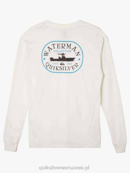 mężczyźni Quiksilver Koszulka Waterman Power Trip z długim rękawem 4DBV63 Królewna Śnieżka