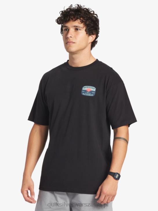 mężczyźni Quiksilver Koszulka Waterman z lampą lawową 4DBV553 czarny