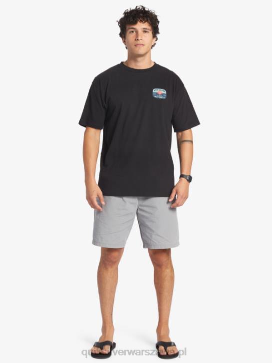 mężczyźni Quiksilver Koszulka Waterman z lampą lawową 4DBV553 czarny