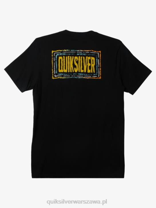 mężczyźni Quiksilver Koszulka z echem beatu 4DBV720 czarny