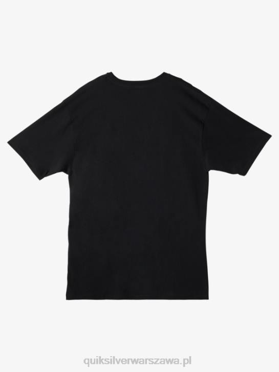 mężczyźni Quiksilver T-shirt Waterman Fish Tales 4DBV58 czarny