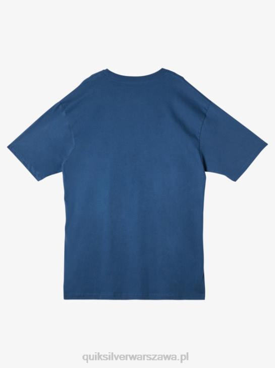 mężczyźni Quiksilver T-shirt Waterman Fish Tales 4DBV59 chorąży niebieski