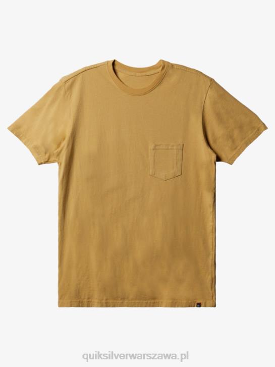 mężczyźni Quiksilver T-shirt kieszonkowy na co dzień 4DBV895 ochra