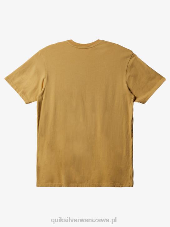 mężczyźni Quiksilver T-shirt kieszonkowy na co dzień 4DBV895 ochra