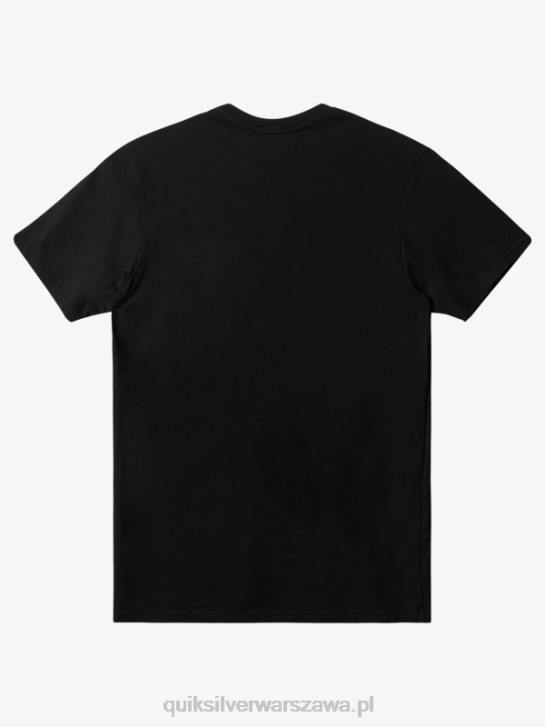 mężczyźni Quiksilver T-shirt kieszonkowy na co dzień 4DBV896 czarny