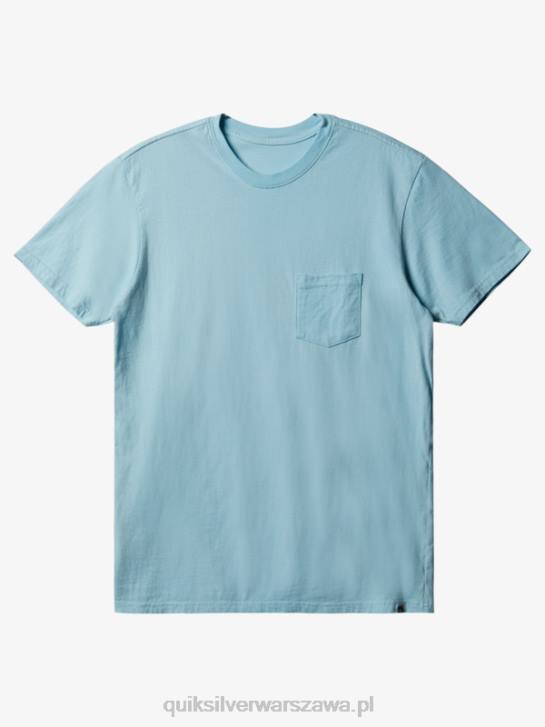 mężczyźni Quiksilver T-shirt kieszonkowy na co dzień 4DBV897 szkło plażowe