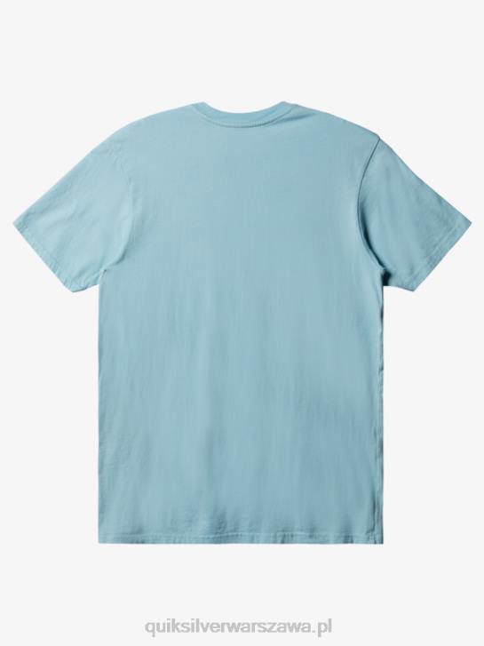 mężczyźni Quiksilver T-shirt kieszonkowy na co dzień 4DBV897 szkło plażowe