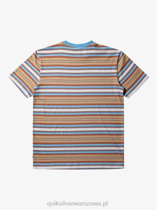 mężczyźni Quiksilver T-shirt w paski Gellera 4DBV631 pasek Geller Taos