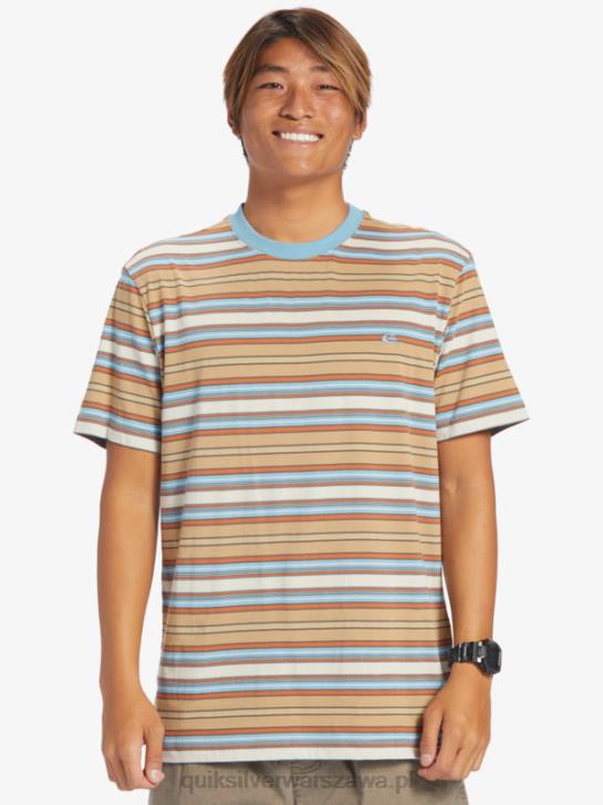 mężczyźni Quiksilver T-shirt w paski Gellera 4DBV631 pasek Geller Taos