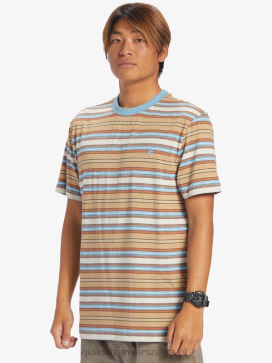 mężczyźni Quiksilver T-shirt w paski Gellera 4DBV631 pasek Geller Taos