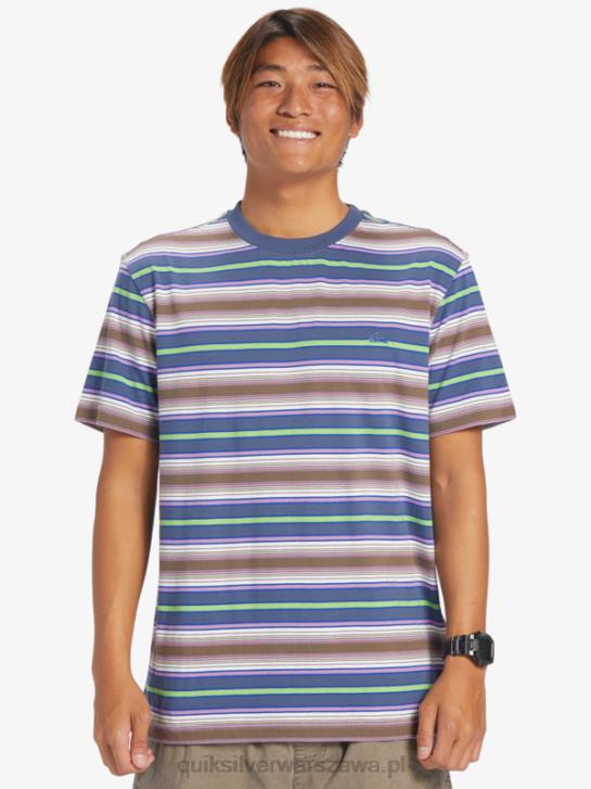 mężczyźni Quiksilver T-shirt w paski Gellera 4DBV632 pasek Gellera Beringa