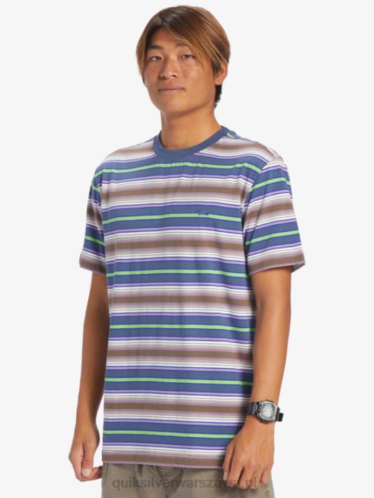 mężczyźni Quiksilver T-shirt w paski Gellera 4DBV632 pasek Gellera Beringa