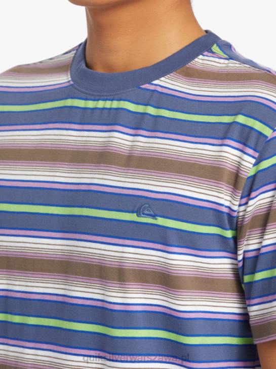 mężczyźni Quiksilver T-shirt w paski Gellera 4DBV632 pasek Gellera Beringa
