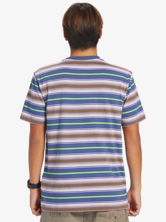 mężczyźni Quiksilver T-shirt w paski Gellera 4DBV632 pasek Gellera Beringa