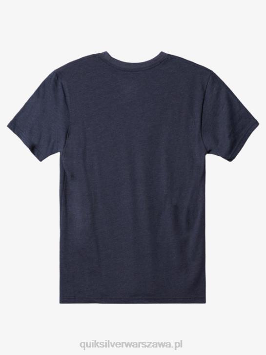 mężczyźni Quiksilver T-shirt w wszechstronną kratę 4DBV1101 granatowa marynarka wrzosowa