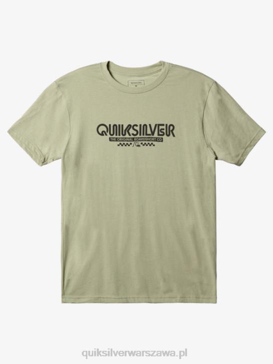 mężczyźni Quiksilver T-shirt w wszechstronną kratę 4DBV1102 szałwia pustynna wrzos