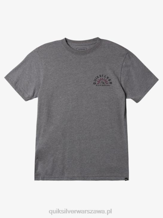 mężczyźni Quiksilver T-shirt z motywem wodnych opowieści 4DBV969 średni szary wrzos