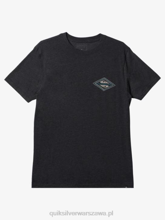 mężczyźni Quiksilver T-shirt z odwróconym logo 4DBV1199 wrzos węglowy