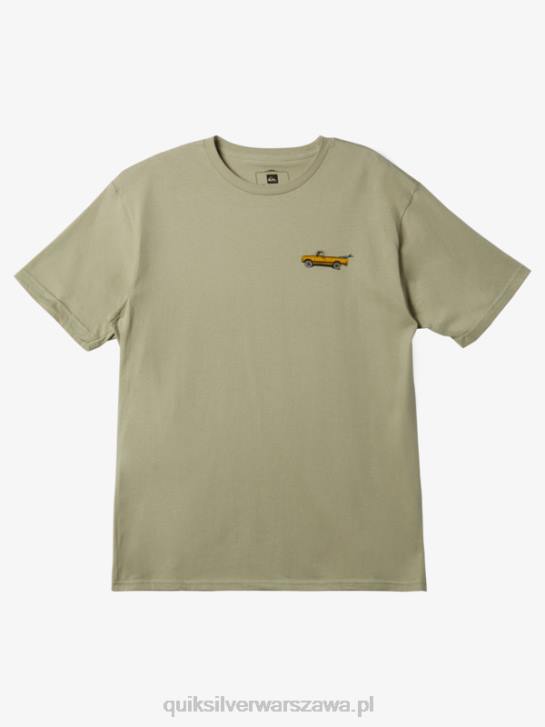mężczyźni Quiksilver Waterman Beacons wiązany T-shirt 4DBV1344 herbata