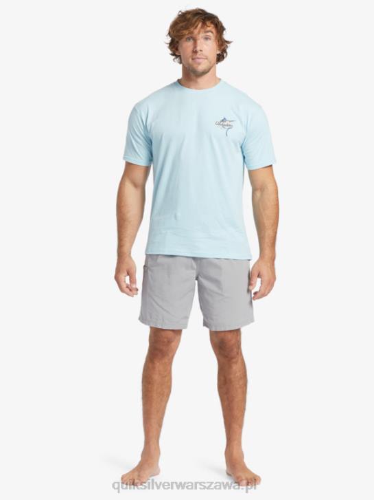 mężczyźni Quiksilver Waterman piękna koszulka na morzu 4DBV51 wodny