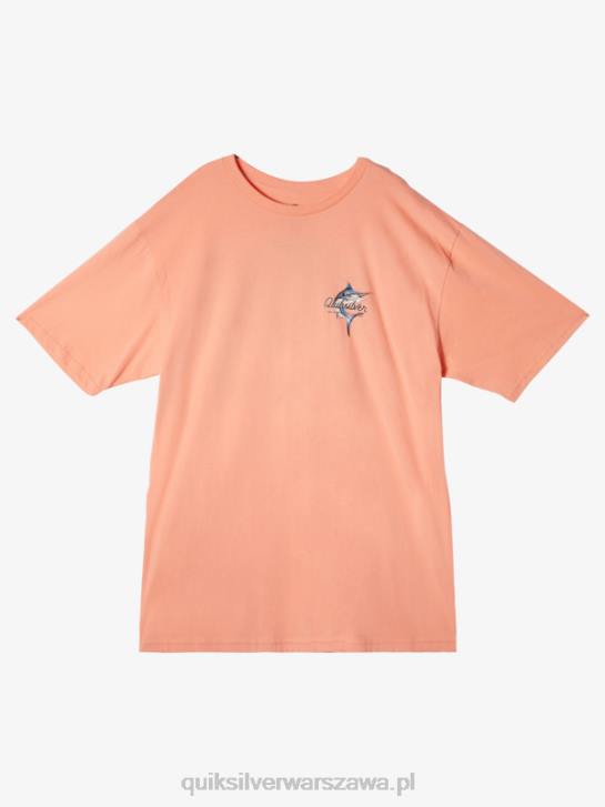mężczyźni Quiksilver Waterman piękna koszulka na morzu 4DBV52 brzoskwiniowy róż