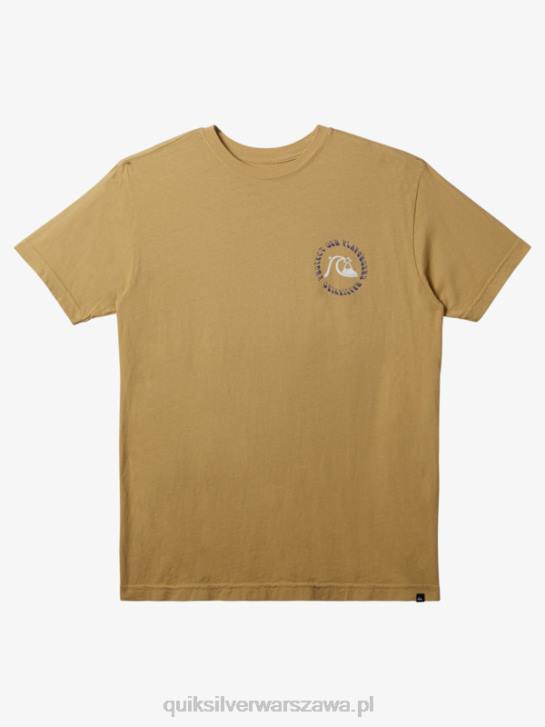 mężczyźni Quiksilver chroń naszą koszulkę na plac zabaw 4DBV294 Tao Taupe