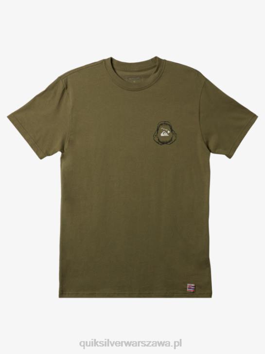 mężczyźni Quiksilver hawajska koszulka Big Bit 4DBV1422 czterolistna koniczyna