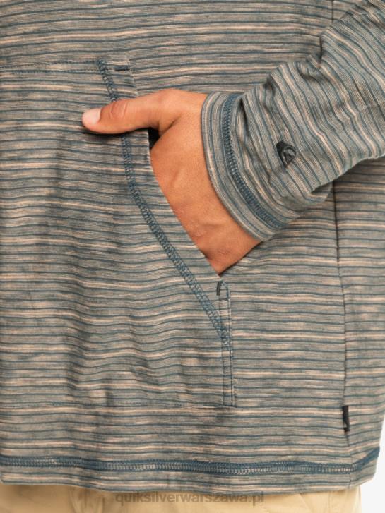 mężczyźni Quiksilver kentin bluza z kapturem i długimi rękawami 4DBV1353 ciemny łupek kentin