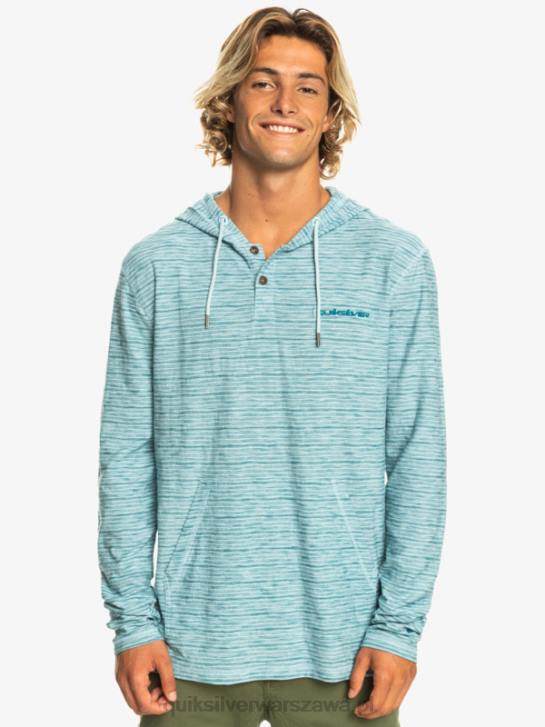 mężczyźni Quiksilver kentin bluza z kapturem i długimi rękawami 4DBV1354 niebiański kentin