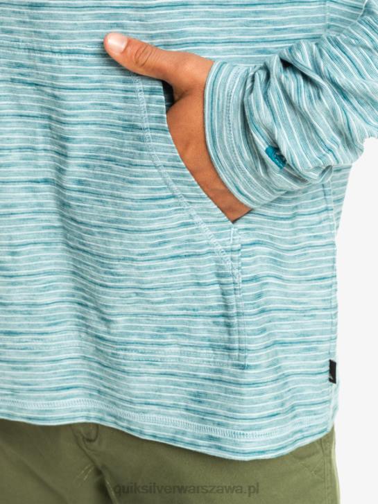 mężczyźni Quiksilver kentin bluza z kapturem i długimi rękawami 4DBV1354 niebiański kentin