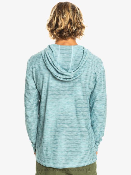 mężczyźni Quiksilver kentin bluza z kapturem i długimi rękawami 4DBV1354 niebiański kentin