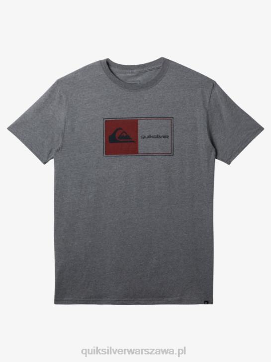 mężczyźni Quiksilver koszulka Core Lockup 4DBV160 średni szary wrzos