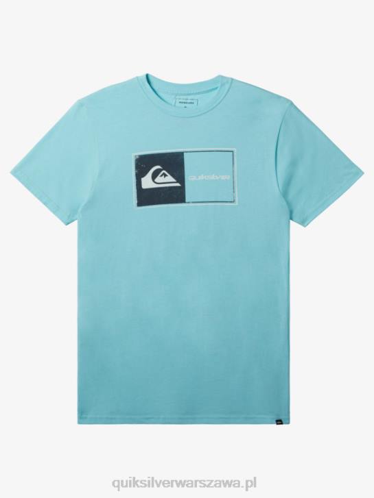 mężczyźni Quiksilver koszulka Core Lockup 4DBV161 anioł niebieski wrzos