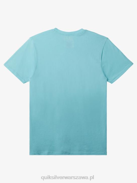 mężczyźni Quiksilver koszulka Core Lockup 4DBV161 anioł niebieski wrzos