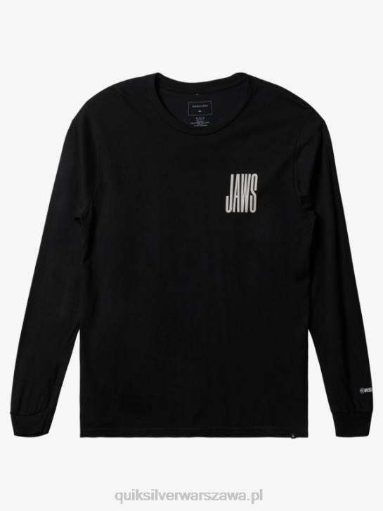 mężczyźni Quiksilver koszulka Jaws Big Wave Challenge ls 4DBV1426 czarny