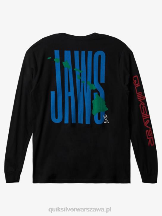 mężczyźni Quiksilver koszulka Jaws Big Wave Challenge ls 4DBV1426 czarny