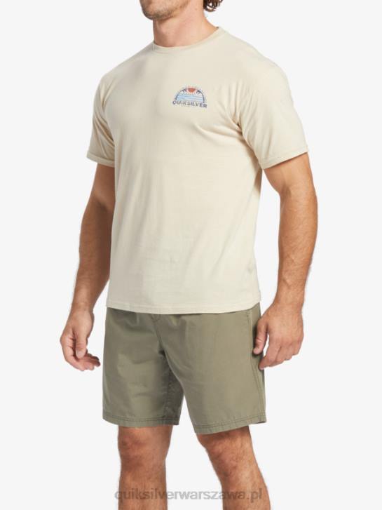 mężczyźni Quiksilver koszulka Waterman Set View 4DBV38 brązowy ryż