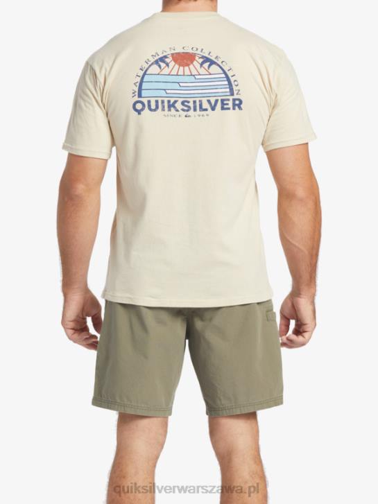 mężczyźni Quiksilver koszulka Waterman Set View 4DBV38 brązowy ryż