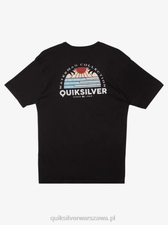mężczyźni Quiksilver koszulka Waterman Set View 4DBV39 czarny