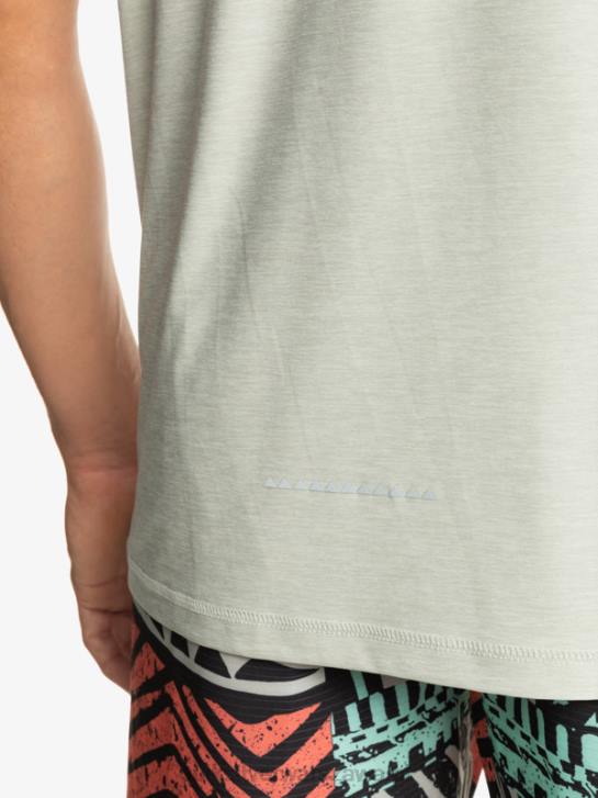 mężczyźni Quiksilver koszulka biegacza wybrzeża 4DBV1329 szary fioletowy wrzos