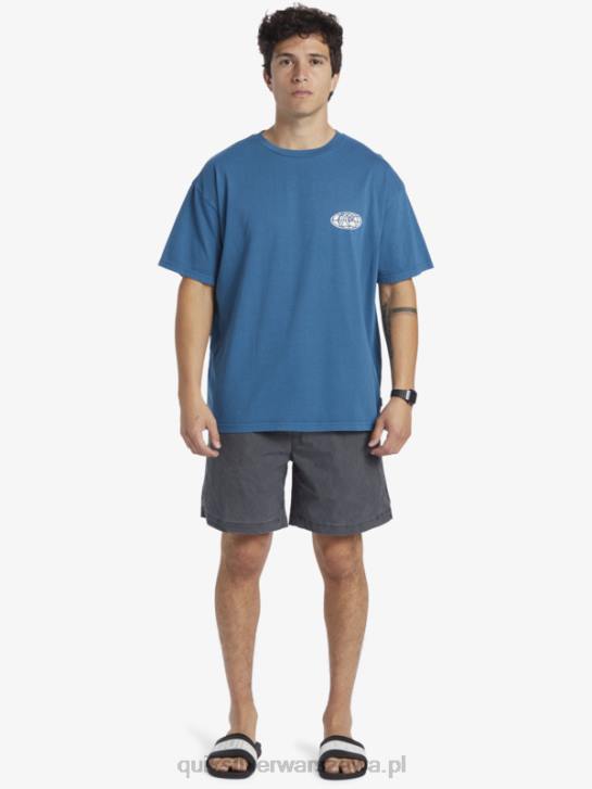 mężczyźni Quiksilver koszulka czystego umysłu 4DBV742 marokański niebieski