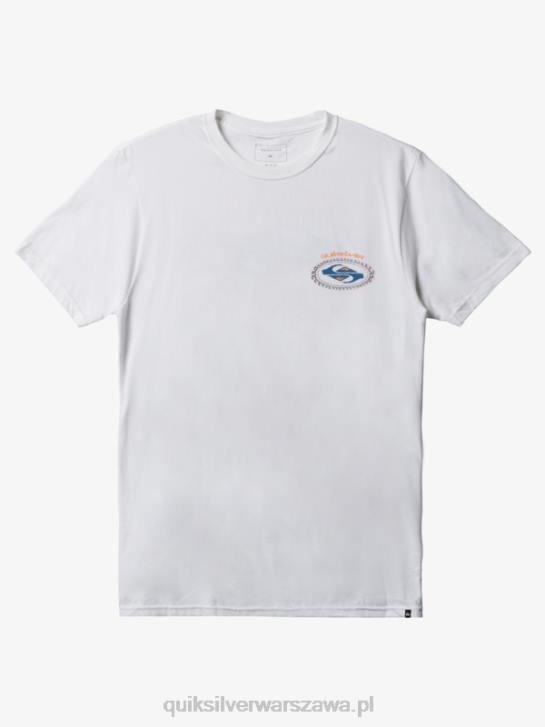 mężczyźni Quiksilver koszulka druga skóra 4DBV1152 biały