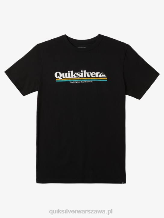 mężczyźni Quiksilver koszulka między wierszami 4DBV976 czarny