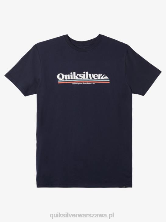 mężczyźni Quiksilver koszulka między wierszami 4DBV981 granatowa marynarka